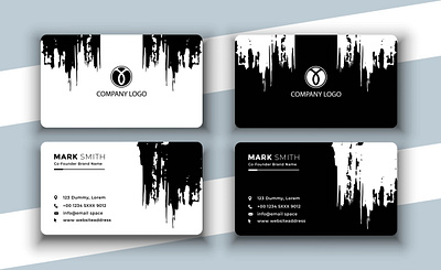 Modern Creative and Clean Business Card Template. flat