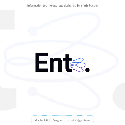 Ente. (IT logo design) adobe ai branding color company design graphic design illustrator it logo logodesign minimal readable simple