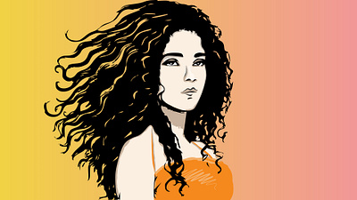 Woman digitalart illustration vector woman