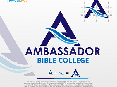 Ambassador Bible College ( Education Logo) 3d a logo alphabetlogo branding churuchlogo design educationlogo graphic design illustration letterlogo logo logo mark logodesign logoforeducation minimalist logo needlogo schoollogo symbol ui vector