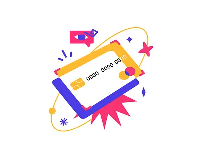 Card Illustration analytics balance bank clean expends figma finance financial app illustration minimal mobile mobile app money says security startup transaction ui ux wallet web design