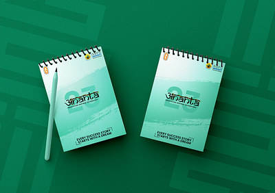 A6 NotePad Cover Design branding design graphic design illustration logo mockup vector