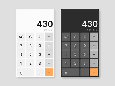 Daily UI - Day 4: Calculator calculator daily ui day 4 mobile ui