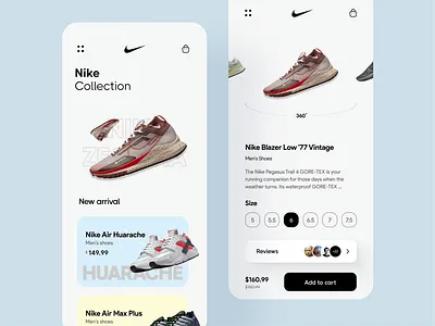 The Stylish Nike App Revamp adidasapp adidasappui appuiux creative design inspiration minimal nike nike latest nikeappui nikeexplore nikeshoeapp nikeshopping shoeapp shoes shoeshoppingapp shopingappuiux shopping ui uiux