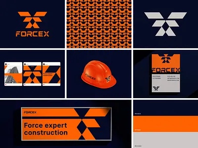 FX Letters - Brand Identity architecture brand identity branding branding design brandmark concept construction corporate design graphic design identity letter logo logomark logotype modern logo monogram praw visual design visual identity