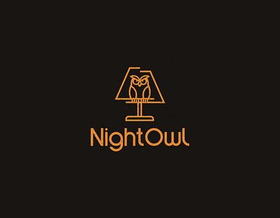 NightOwl - Logo Design (Unused) best logo brand identity branding graphic design lamp logo logo design owl owl logo vect plus