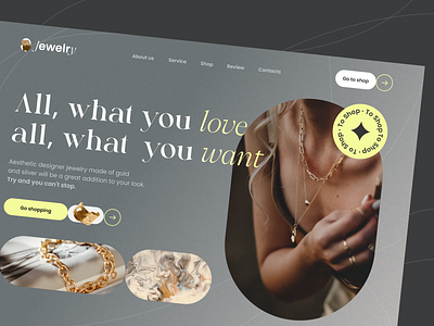 💍 Jewelry website | Hyperactive accessories bijouterie branding catalogue design e commerce fashion hyperactive jewellery jewelry layout marketplace product design shop store typography ui user friendly ux web design