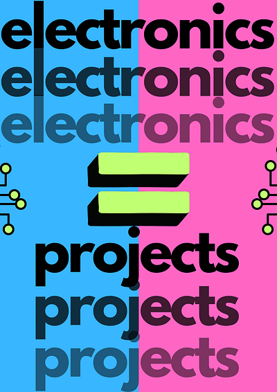 Electronics=projects branding design graphic design illustration poster typography wallart wallposter