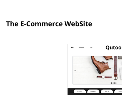 The E-Commerce Website e commerce ecommerce graphic design ui ux website