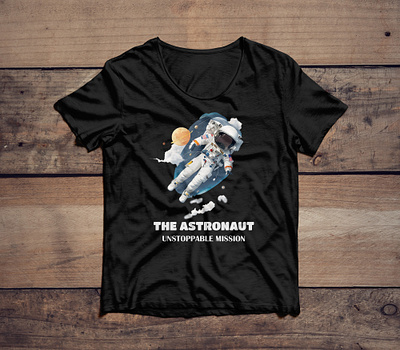 The Astronaut astronaut best selling t shirt black t shirt mission the astronaout unstoppable