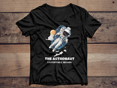 The Astronaut astronaut best selling t shirt black t shirt mission the astronaout unstoppable