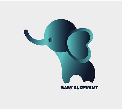 Logo- Baby elephant app branding design graphic design illustration logo typography ui ux vector