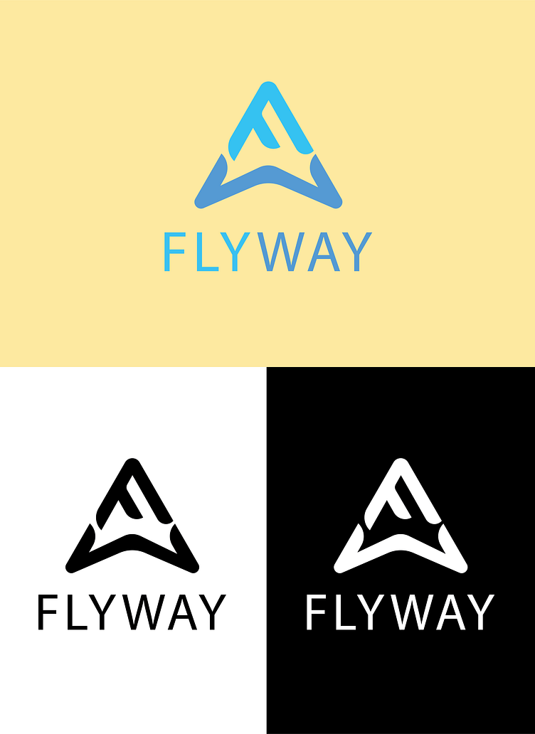 FLYWAY MINIMAL LOGO by RAYAN KHAN on Dribbble