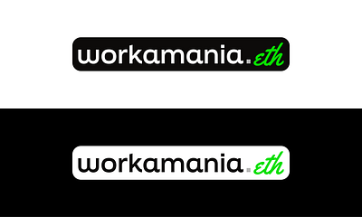 Workamania.eth Logo app branding design graphic design illustration logo typography ui ux vector