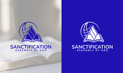 Sanctification Logo app branding design graphic design illustration logo typography ui ux vector