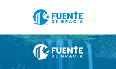 Fuente De Gracia Logo design app branding design graphic design illustration logo typography ui ux vector