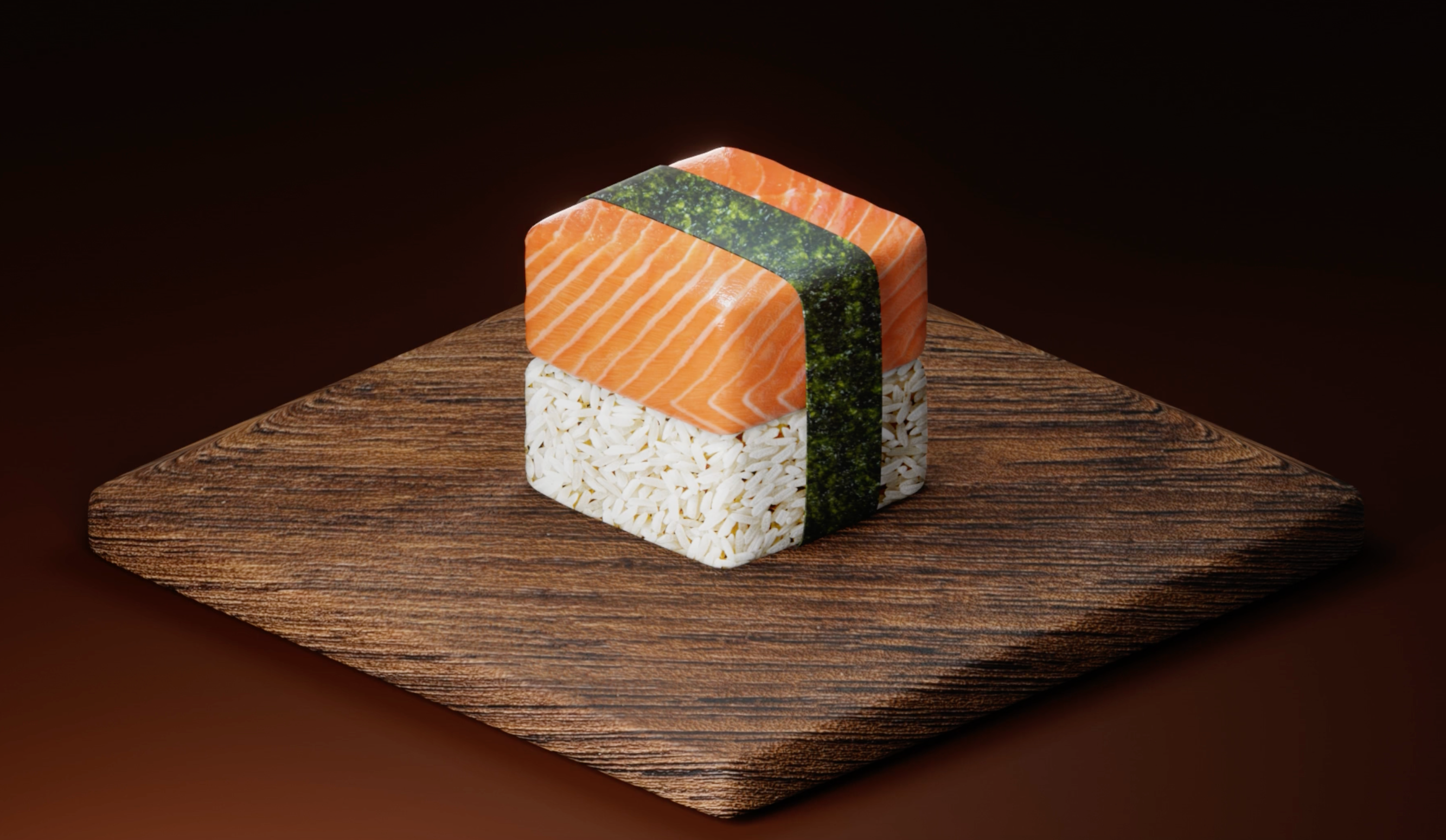Sushi🍣 3d adobe after effects animation blender blender animation eevee loop motion motion design motion graphics nori render rice sushi texture