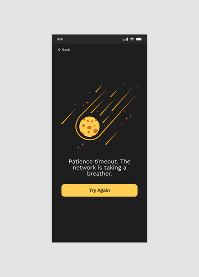 Error Page || Daily UI 404 error page app app design branding button design error page flat design ui
