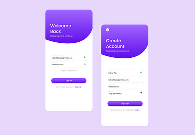 Sign in & Sign up ui