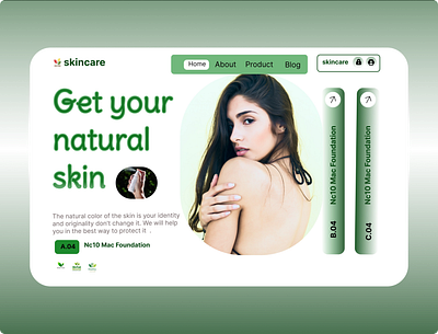 Skincare Company Website