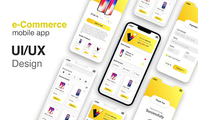 eCommerce Mobile App UI/UX design app ecommerce ui ux