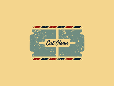 #dailylogochallenge - Barbershop - Cut Clean branding design graphic design logo typography vector