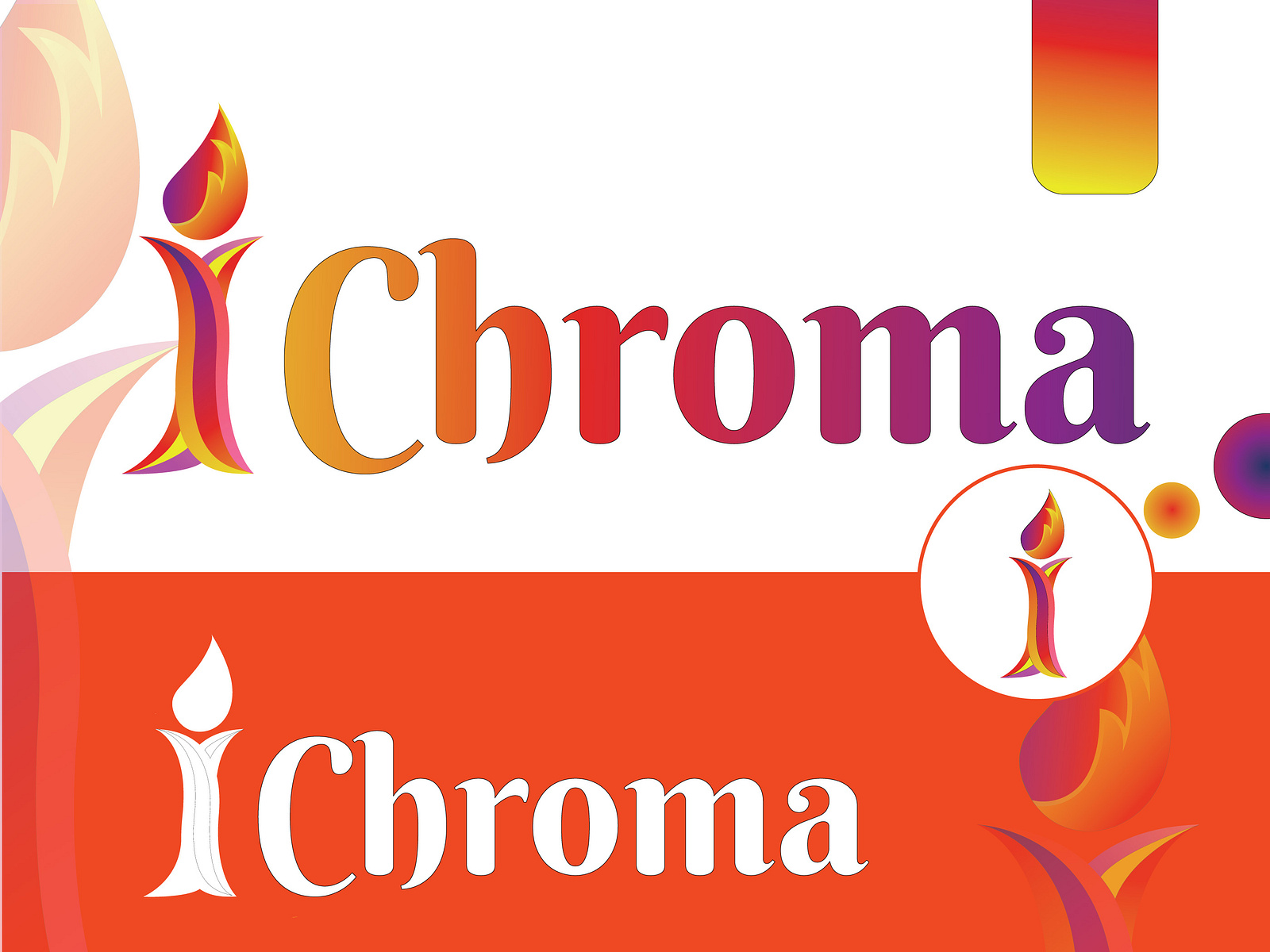 Chroma logo design (Available) by Sabbir Ahmed on Dribbble