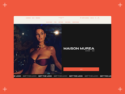 Sommer Swim - website design e commerce homepage ui ux webdesign website