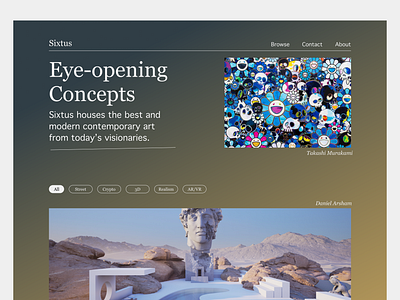 Sixtus | Landing Page Concept concept landing page practice uxui