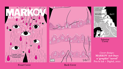 MARKOV Act One Book Cover Design book cover branding comics design fashion graphic novel cover illustration