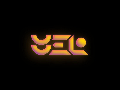YELO Wordmark affinity affinity designer font logo text yellow yelo