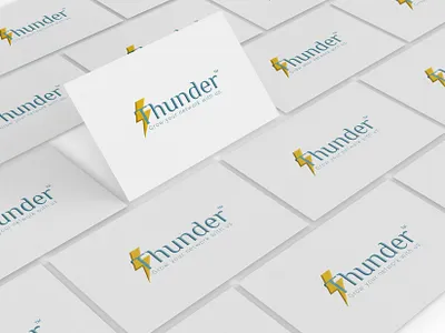 Thunder Logo design graphic design logo