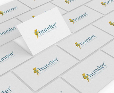 Thunder Logo design graphic design logo
