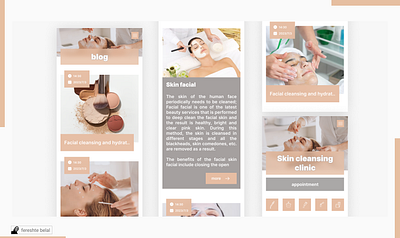 Salon & Spa Webapp app salon spa website spa app ui ui design ux web app webapp