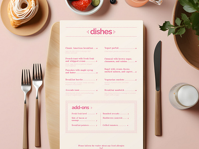 Menu design branding design graphic design logo menu menu design vector