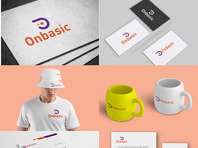 Amazing Logo Branding|Onbasic adobe illustrator brand design brand identity design branded logo designer business card design envelope graphic design logo logo creator logo design logo maker logofolio logotibo logotype mockup design stationery design t shirt design