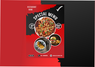 Menu Design For Restaurant. 3d branding design graphic design illustration logo typography ui ux vector