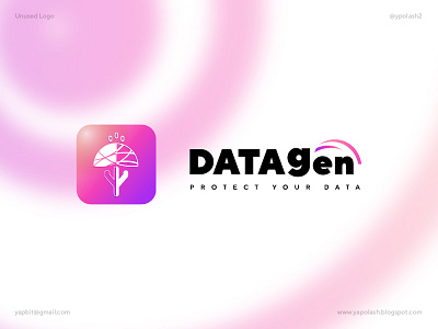 Data gen Concept Logo @ypolash2 2020 best design branding color effect creative logo design design graphic design illustration logo vector y.a.polash