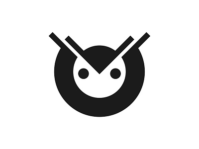 Owl for P.I. <3 branding design flat graphic design icon illustration logo minimal ui vector