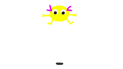 just a bouncing yellow doodle 2d animation artwork cartoon character design drawing graphic design illustration mascot