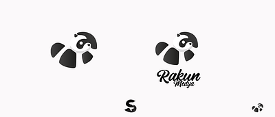 Rakun Media Logo Design branding graphic design logo vector