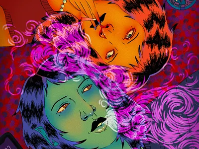 Smoke Session art character design color concept design digitalart illustration
