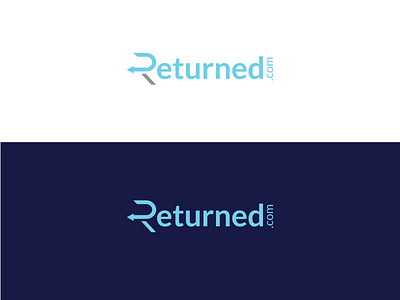 Letter R and Return logo arrow back branding design graphic design illustration letter logo logo return returned typography ui ux vector