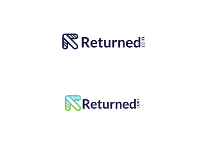 Five Return Logo Design 2d back branding come back design graphic design illustration letter logo logo return returned typography ui ux vector
