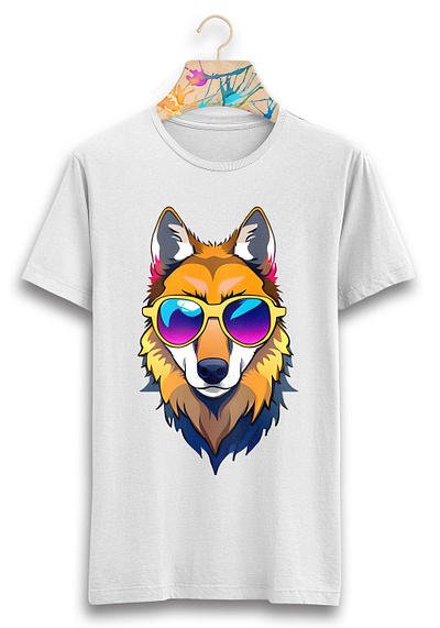 Cool Dog T-shirt Design cool dog t shirt design design graphic design illustration logo vector