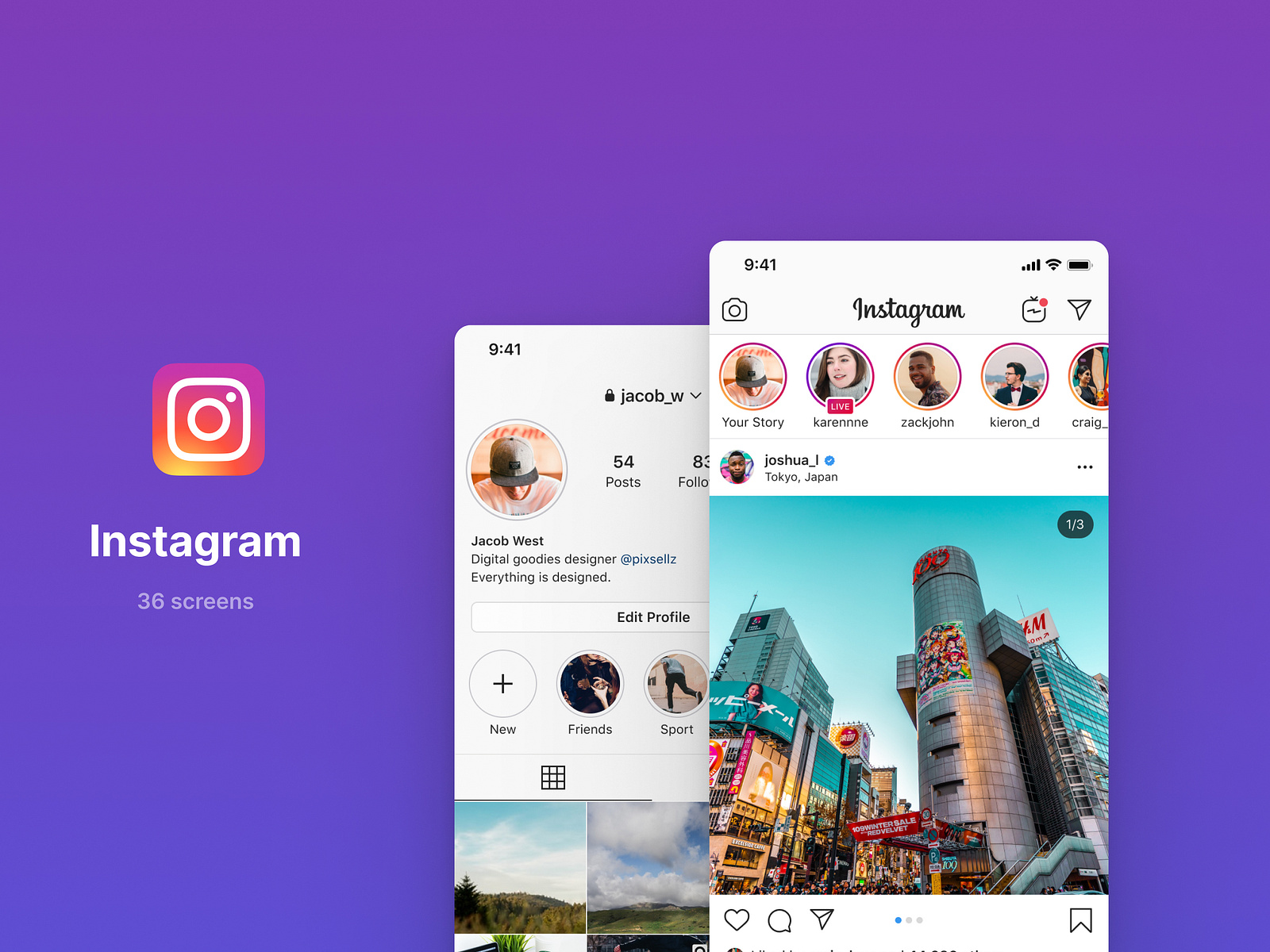 Instagram Clone Design Mobile App by Md Forhad Sarkar on Dribbble