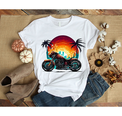 Riding T-shirt Design branding design graphic design illustration logo riding t shirt design vector