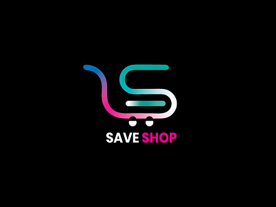 Save Shop logo brand branding business logo design graphic design grocery shop illustration letter logo logo modern logo save shorp shop logo typography vector