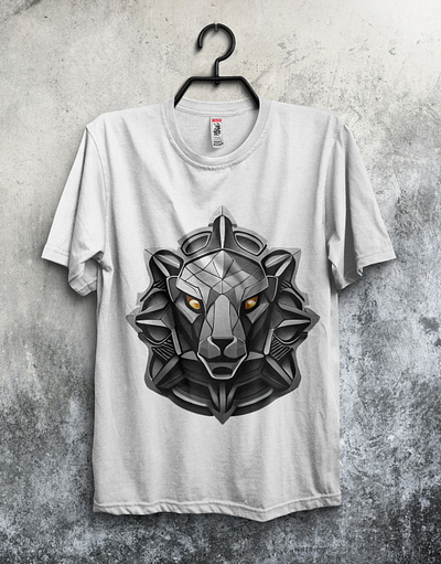 Lion Head T-shirt Design branding design graphic design illustration lion head t shirt design logo vector