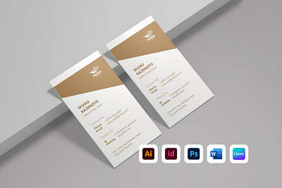 Editable Business Card Template branding business card design graphic design logo name card template